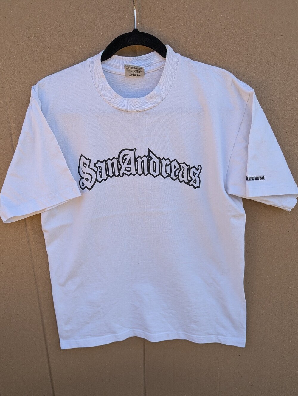 VTG Grand Theft Auto San Andreas Rockstar Games Promo T-Shirt Large Y2K Rare
